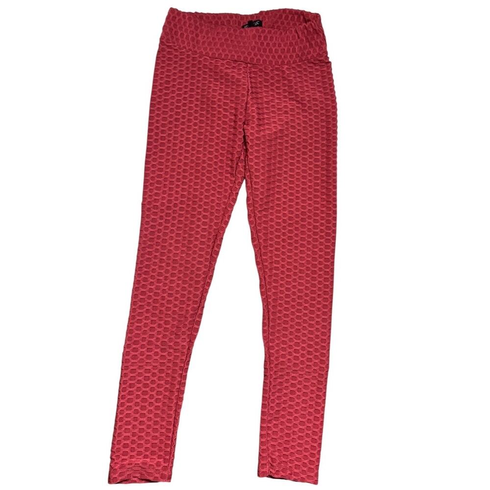 Stella Luce Texture Print Athletic Sporty Leggings Sz M